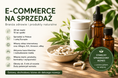 Na sprzedaż dochodowy e-commerce – 30 lat marki | Polska i Europa